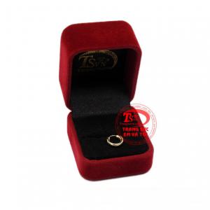 Hoa tai vàng trơn nhận đặt chế tác theo yêu cầu.