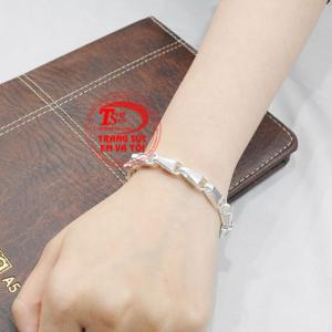 Lắc bạc nam mạnh mẽ nhận đặt chế tác theo yêu cầu