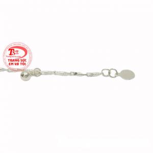 Lắc bạc xinh xắn cho bé nhận đặt chế tác theo yêu cầu.