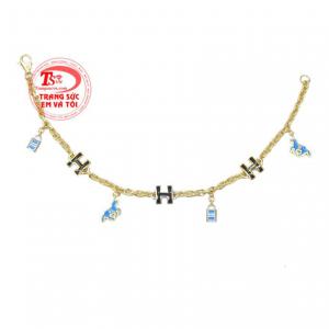 Lắc tay chữ H thời trang nhận chế tác theo yêu cầu, bảo hành chu đáo. 