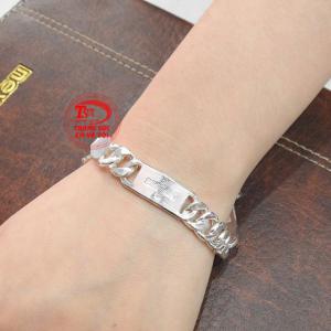 Lắc tay nam bạc phong cách thanh toán an toàn.