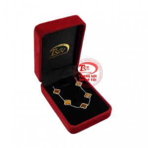 Lắc tay nữ đá mắt hổ vàng 10k bảo hành uy tín.