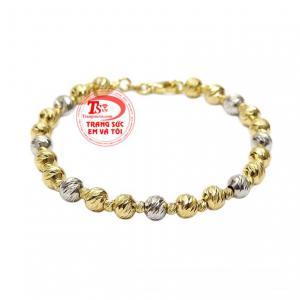 Lắc tay nữ hàng hiệu cao cấp vàng 18k được nhập khẩu nguyên chiếc từ Italy.