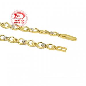 Lắc tay vàng tây thanh lịch mang đến yêu thương dành cho bạn