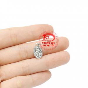 Mặt bạc nhỏ đức mẹ ban ơn bảo hành uy tín, thanh toán an toàn.