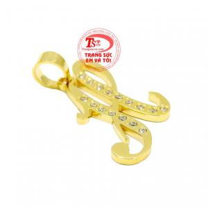 Với chất liệu vàng tây 18k sáng bóng, bền đẹp với thời gian.