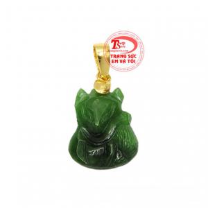 Mặt dây hồ ly cẩm thạch đẹp hiện đang là sản phẩm được nhiều nữ giới ưa chuộng.