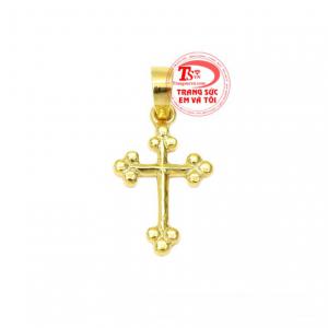 Mặt dây thánh giá nhỏ xinh được thiết kế đơn giản và không bao giờ bị lỗi mốt.