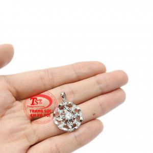 Mặt dây vàng trắng thời trang nhận đặt chế tác theo yêu cầu