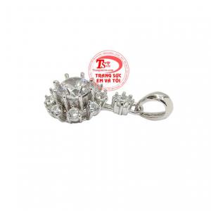  Mặt nữ vàng trắng tinh tế chế tác từ vàng tây 10k bền đẹp.