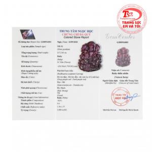 Mặt phật bà ruby bình an