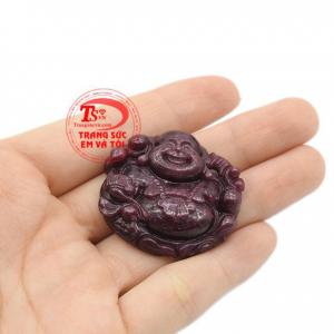 Mặt phật Di Lặc ruby hạnh phúc giao hàng trên toàn quốc.