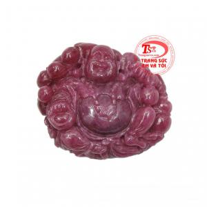 Mặt phật Di Lặc ruby hưng thịnh