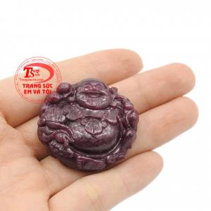 Mặt phật Di Lặc ruby phúc lộc phù hợp với những người mệnh Thổ và Hỏa.