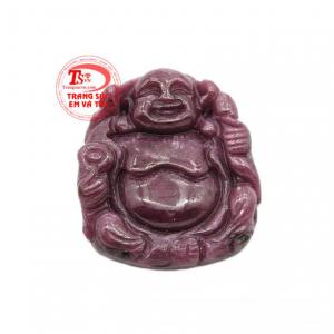 Mặt phật Di Lặc ruby trường thọ mang đến nhiều may mắn và sức khỏe.