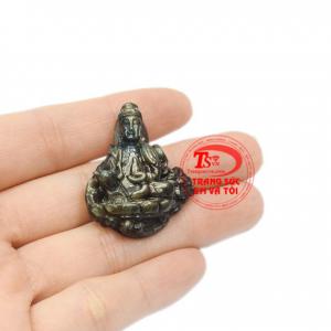 Mặt phật Quan Âm saphir an yên sự lựa chọn may mắn đến cho bạn.