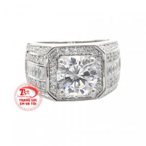 Nhẫn nam bạc bền đẹp, chất lượng