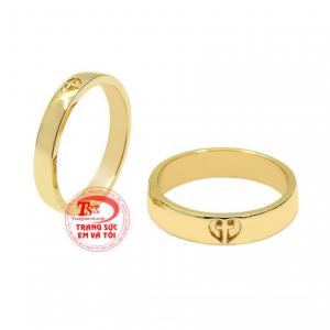 Cặp nhẫn cưới này sẽ là minh chứng cho hạnh phúc viên mãn, đánh dấu cột mốc quan trọng của hai người.