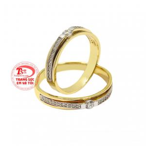 Do vậy nhẫn cưới giống như một minh chứng dành cho tình cảm của các cặp vợ chồng. 