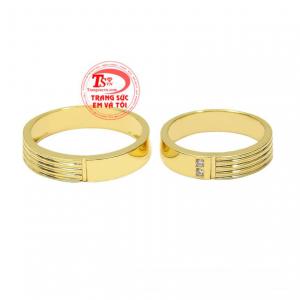 Đôi nhẫn cưới này sẽ gắn kết tình yêu và còn là tượng trưng cho lòng chung thủy, hạnh phúc viên mãn.