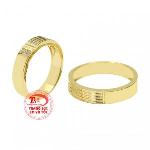 Nhẫn cưới vàng tây ấn tượng giúp bạn viết tiếp câu chuyện tình yêu của chính mình