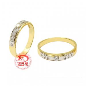 Chiếc nhẫn này sẽ tạo điểm nhấn cho các cặp đôi trong ngày quan trọng.