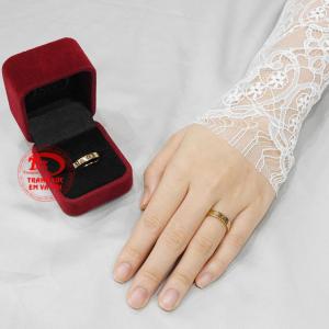 Nhẫn cưới vàng tình yêu bền lâu ghi dấu kỷ niệm đôi lứa