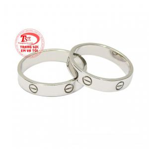 Nhẫn cưới vàng trắng xu hướng mang đến vẻ thời thượng, cá tính đến cho người đeo. 
