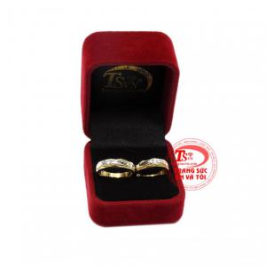 Nhẫn cưới vàng xu hướng bền đẹp với thời gian.