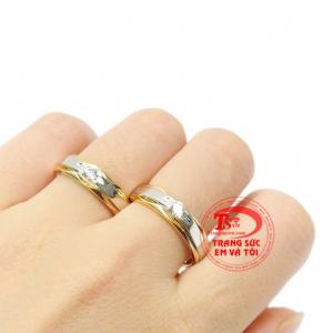 Nhẫn cưới vàng xu hướng thích hợp làm quà tặng người thân yêu của bạn