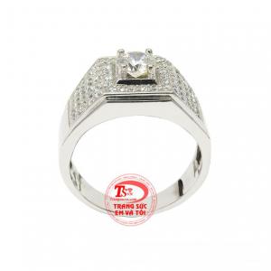 Nhẫn nam bạc bền đẹp, chất lượng, chế tác theo yêu cầu khách hàng.