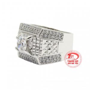 Nhẫn nam bạc thương hiệu bền đẹp, chất lượng