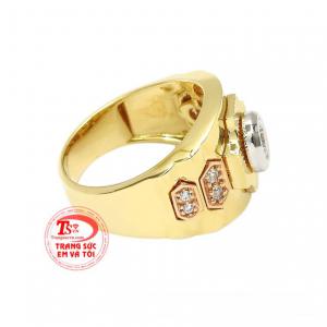 Chiếc nhẫn này sẽ không khiến phái mạnh thất vọng, mang đến vẻ đẳng cấp, sang trọng người đeo.
