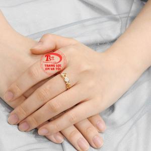 Nhẫn nữ chữ love yêu thương