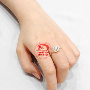 Nhẫn nữ đẹp vàng tây