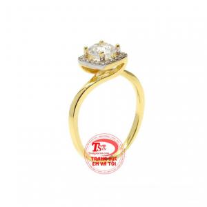 Nhẫn nữ nhỏ nhắn nữ tính hiện đang là xu hướng gần đây với thiết kế đơn giản nhưng vẫn tạo nét thu hút cho người đeo.