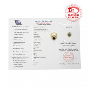 Nhẫn nữ đá saphir sự lựa chọn hợp phong thủy dành cho phái đẹp.