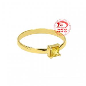 Nhẫn nữ saphir vàng nhỏ xinh sự lựa chọn hoàn hảo dành cho bạn.
