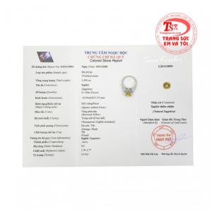 Đây cũng là viên đá của ngày kỉ niệm 5 năm và 45 năm ngày cưới.