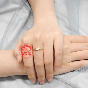 Nhẫn nữ tình yêu gắn kết đẹp thời thượng