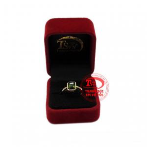 Nhẫn nữ vàng tourmaline thịnh vượng