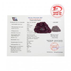 Phật Di Lặc ruby hưng thịnh phù hợp với người mệnh Thổ và Hỏa.