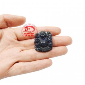 Phật di lặc thành công đá sapphire có giấy kiểm định đá quý