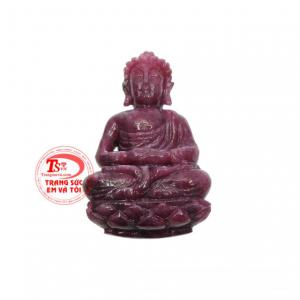 Phật Thích Ca ruby an yên được chế tác tinh xảo