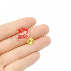 Sapphire vàng ép vỉ đại cát