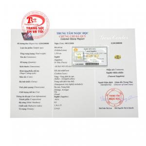 Sản phẩm có giấy kiểm định đá quý 