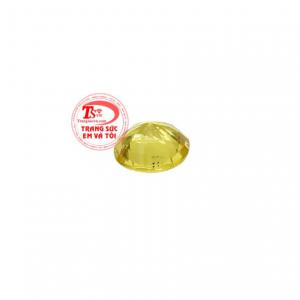 Sapphire vàng ép vỉ sung túc có giấy kiểm định đá quý, giao hàng toàn quốc.