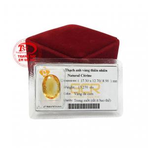 Viên thạch anh vàng được coi là đá hộ mệnh cho người sinh tháng 11.