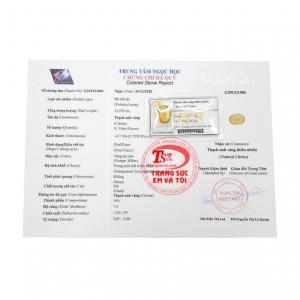 Ngoài ra, thạch anh vàng cũng thu hút tài lộc, mang may mắn tới cho người dùng.