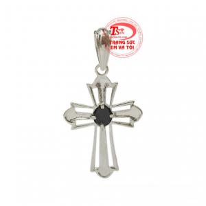 Thánh giá bạc cầu nguyện đeo hợp thời trang